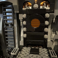 super hero moc ultimate batcave shadow box bricks toy
