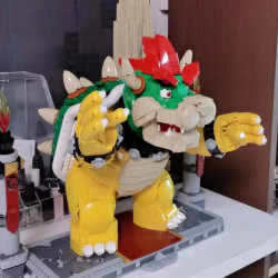 super mario movie mighty bowser moc 87031 bricks toy