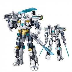 super transforming mecha robot warrior bricks toy