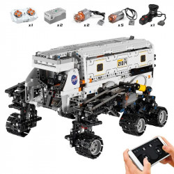 tech app rc motorized mars explorer space vehicle bricks toys