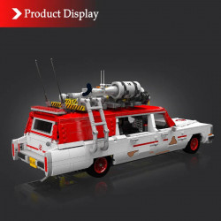 tech creator expert moc ghost hunter bus bricks toy