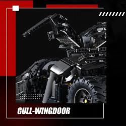 tech creator moc dark knight rambom car bricks toy