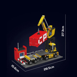 tech emd sd40-2 diesel locomotive rc train bricks toy