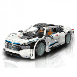 tech expert moc bmw i8 super racing car bricks toy 92016