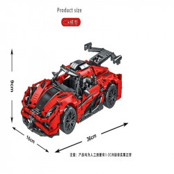 tech expert moc koenigsegg one racing car bricks toys