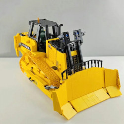 tech expert moc rc heavy bulldozer truck bricks toy