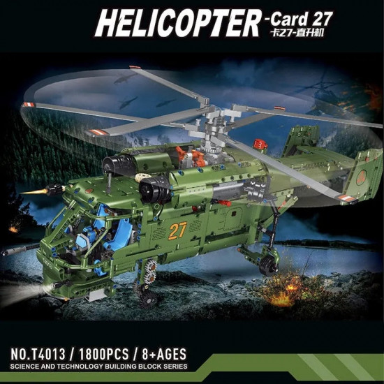 tech military armed ka27 attack helicopter bricks toy tech military armed ka27 attack helicopter bricks toy