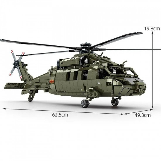 tech military armed z20 attack helicopter bricks toy tech military armed z20 attack helicopter bricks toy