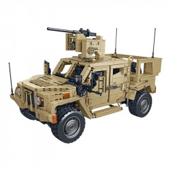 tech military moc jltv armored vehicle bricks toy