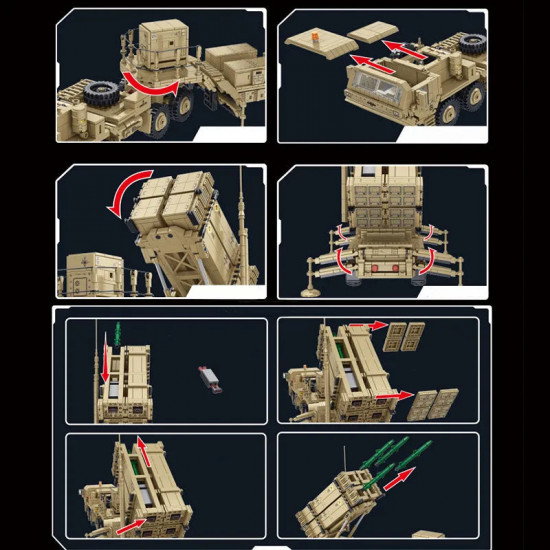 tech military moc m983 missile truck bricks toy tech military moc m983 missile truck bricks toy