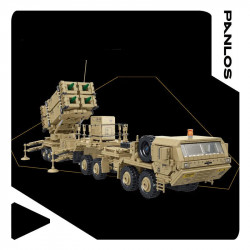 tech military moc m983 missile truck bricks toy