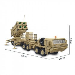 tech military moc m983 missile truck bricks toy