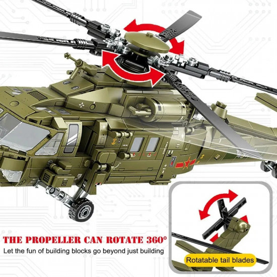 tech military z-20 attack helicopter bricks toys tech military z-20 attack helicopter bricks toys