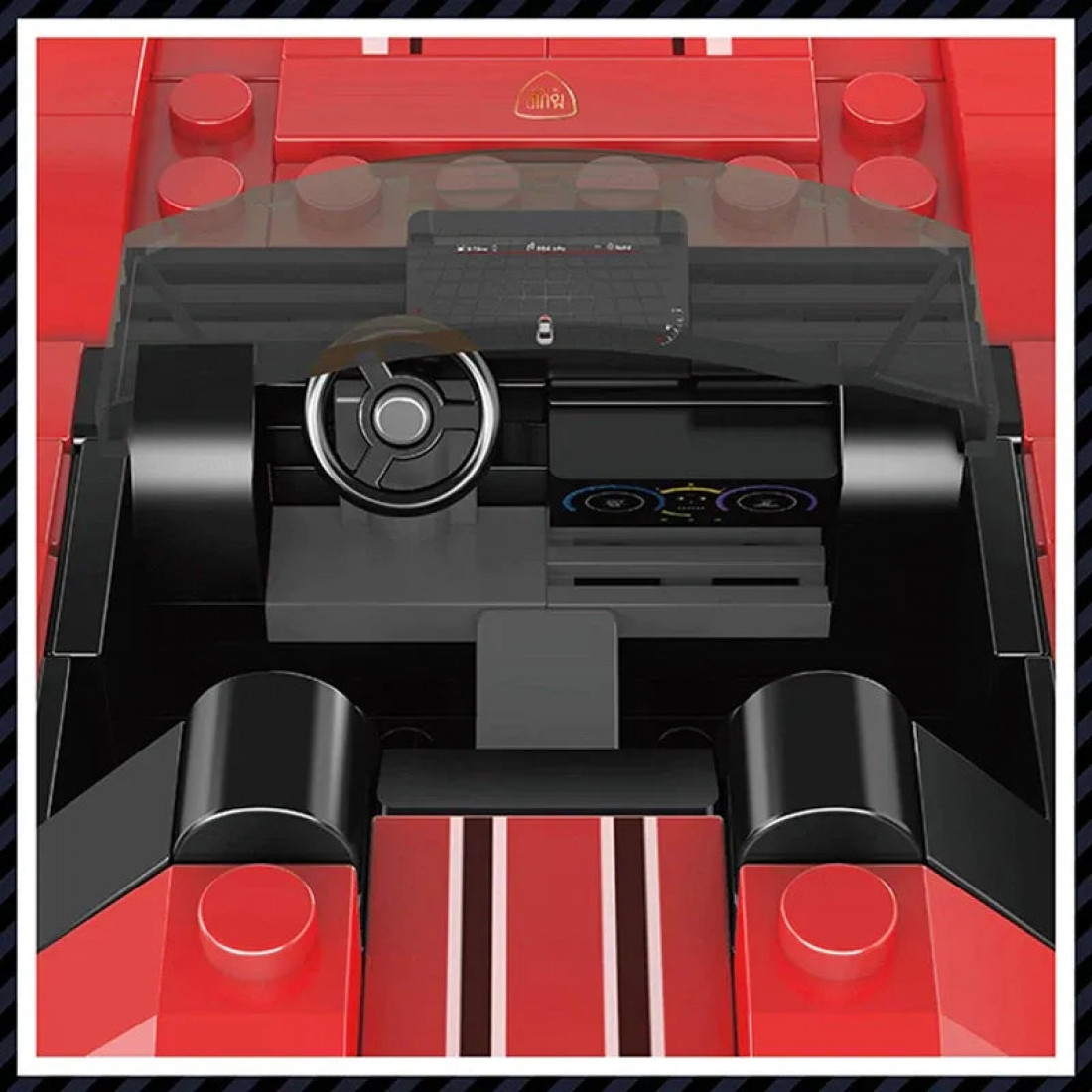 Dekotech Mini tech mini ferrari f8 speed champions racers bricks toy - tech-mini ...