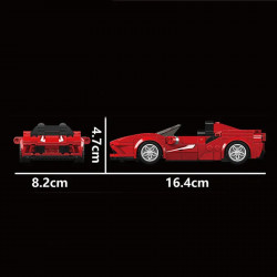 tech mini ferrari f8 speed champions racers bricks toy