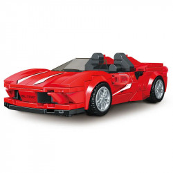 tech mini ferrari f8 speed champions racers bricks toy