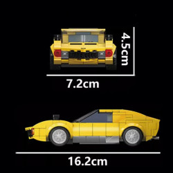 tech mini lambo miura speed champions racers bricks toy