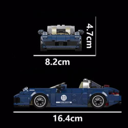 tech mini porsche 911 targa speed champions bricks toy