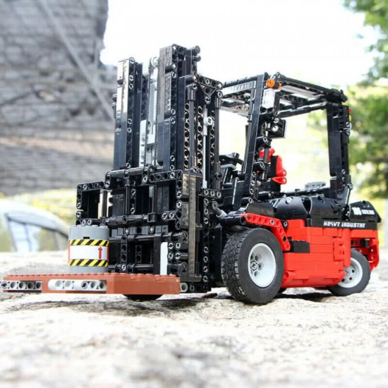 tech moc 13106 rc app city forklift loader truck bricks toy tech moc 13106 rc app city forklift loader truck bricks toy