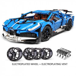 tech moc 13125 bugatti divo racing car bricks toys