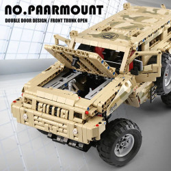 tech moc 13131 marauder off-road truck suv bricks toys
