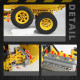 tech moc 17010 motorized rc custom dump truck bricks toys tech moc 17010 motorized rc custom dump truck bricks toys