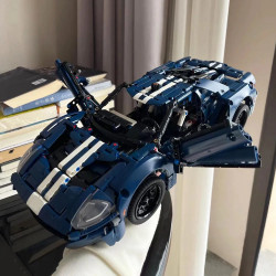 tech moc 2022 ford gt racing sports car bricks toy