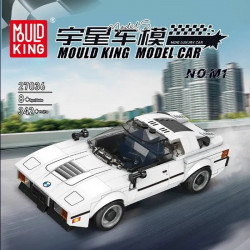 tech moc 27036 mini m1 classic sports car bricks toy