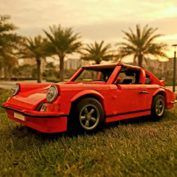 tech moc 61045 porsche 911 super racing car bricks toys