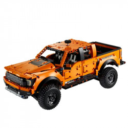 tech moc a55355 ford f-150 raptor pickup truck bricks toy