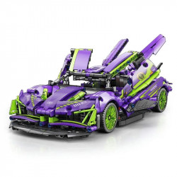 tech moc apollo project evo racing sports car bricks toys 88320