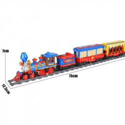 tech moc app motorized rc dream train bricks toy 12004