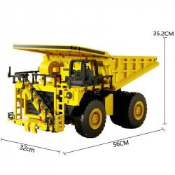 tech moc app motorized rc dump truck bricks toy 22005