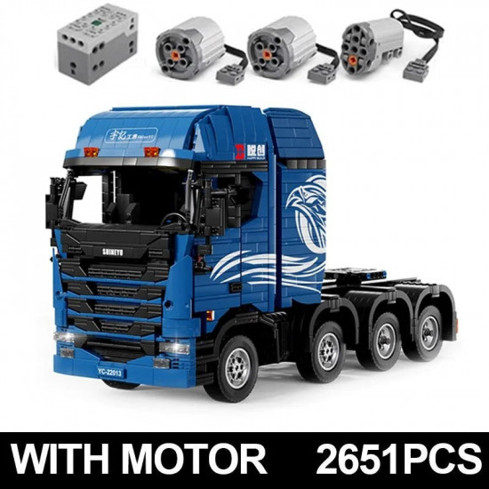 tech moc app motorized rc trailer s truck bricks toy tech moc app motorized rc trailer s truck bricks toy