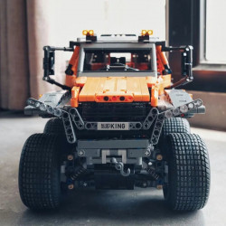 tech moc app motorized siberian off-road truck bricks toys