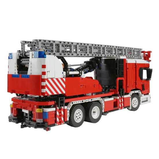 tech moc app rc rescue fire engine ladder truck bricks toy 17022 tech moc app rc rescue fire engine ladder truck bricks toy 17022