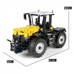 tech moc app rc tractor fastrac 4000er truck bricks toys 17019