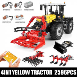 tech moc app rc tractor fastrac 4000er truck bricks toys 17019