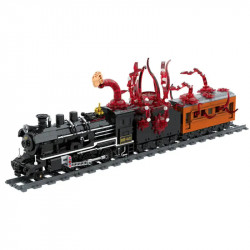 tech moc assembled unlimited train bricks toys