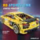tech moc audi r8 v10 roadster racing car bricks toy 13127 tech moc audi r8 v10 roadster racing car bricks toy 13127