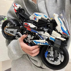 tech moc bmw m1000rr racing motorcycle bricks toy bm001