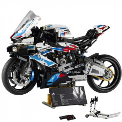 tech moc bmw m1000rr racing motorcycle bricks toys bm001
