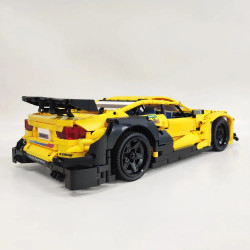 tech moc bmw m4 dtm sports racing car bricks toy