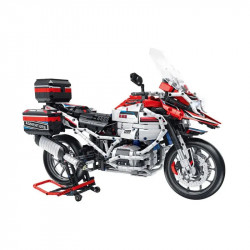 tech moc bmw r1250 super motorcycle bricks toy