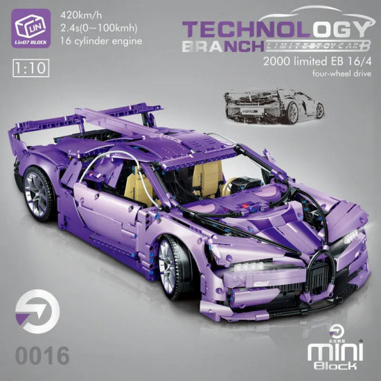 tech moc bugatti chiron racing sports car mini bricks toy tech moc bugatti chiron racing sports car mini bricks toy