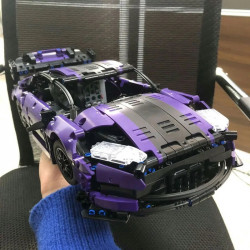 tech moc c011 vantage gt3 concept racing sports car bricks toys