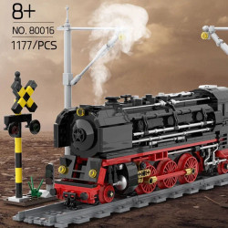 tech moc city br01 simulation train bricks toy