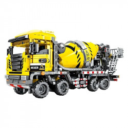 tech moc city cement mixer truck bricks toys