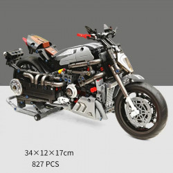 tech moc classic ducati devil motorcycle bricks toy
