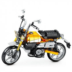 tech moc classic honda monkey motorcycle bricks toy